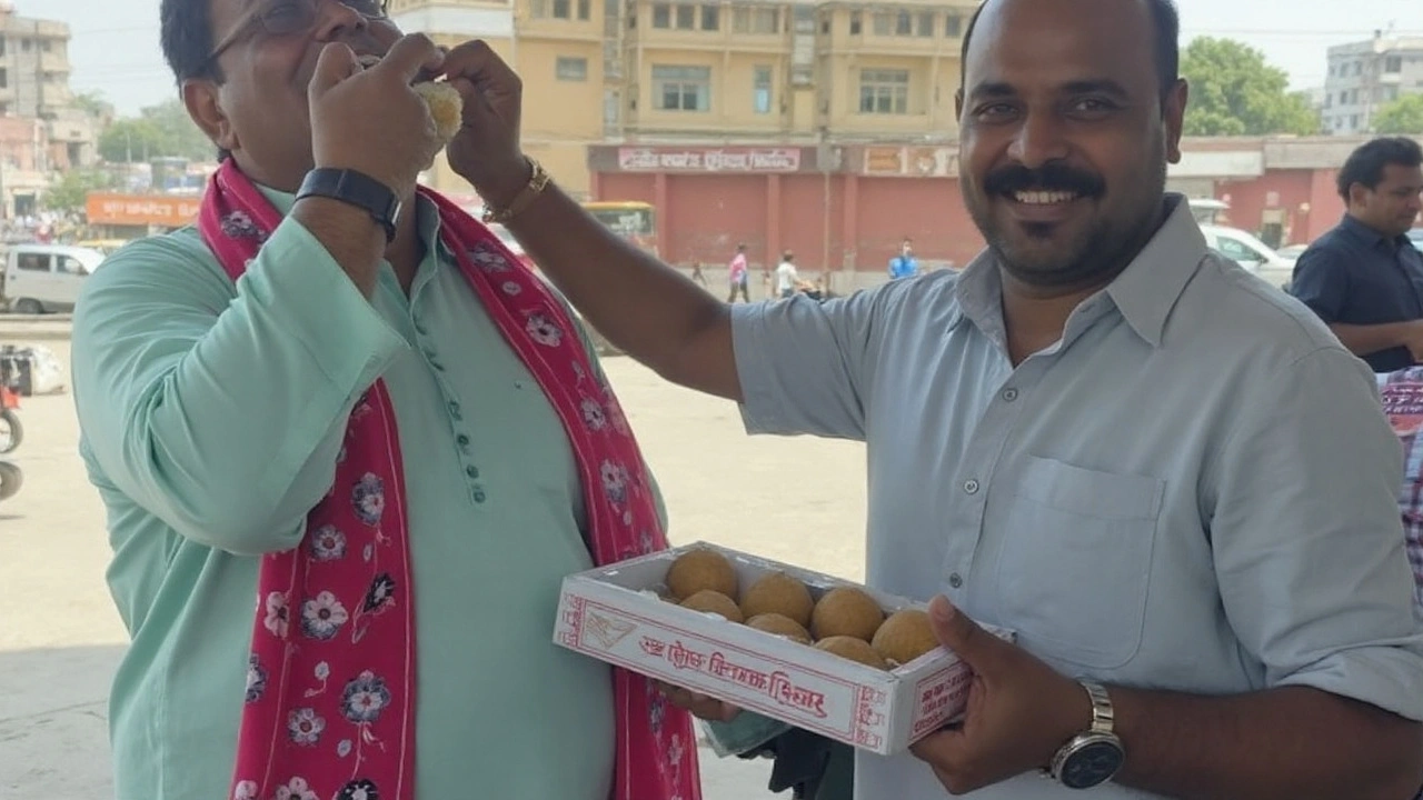 अज़ाम खान की रिहाई पर सामाजवादी पार्टी ने मिठाई बाँटी: मथुरा में जश्न का माहौल