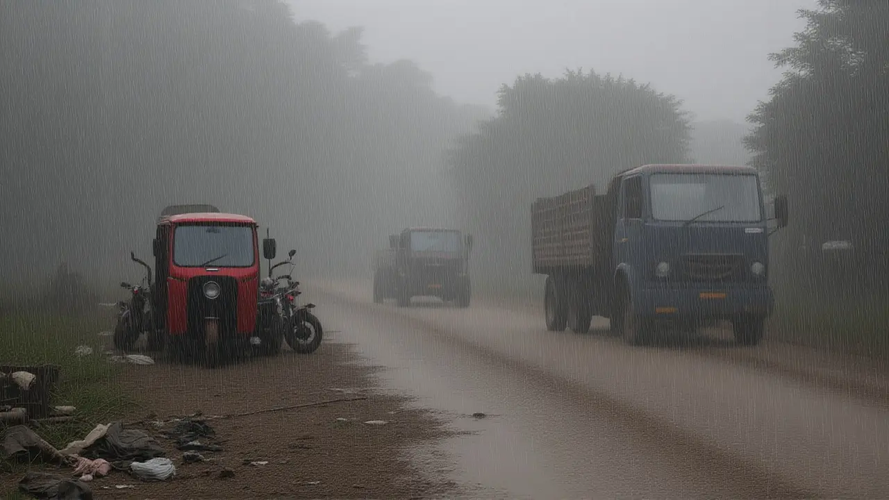 मुजफ्फरनगर: बेमौसम बारिश और तूफान से सिसौली में गेहूं की फसल तबाह